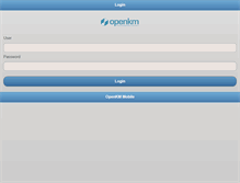Tablet Screenshot of demo.openkm.com